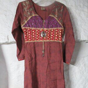 Decor Fashion Vintage Boho Gypsy Dress Size S